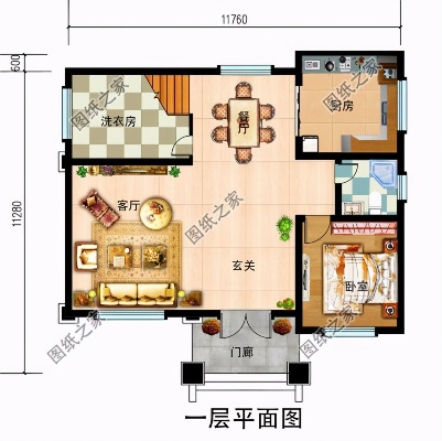 农村110平米的自建房设计 110平方左右农村自建房子