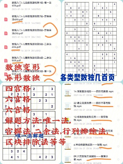 数独数学方法 数独技巧公式教程